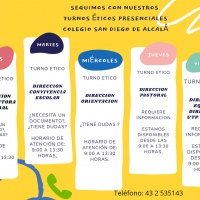 Turnos éticos presenciales CSDA