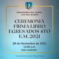 Ceremonia Firma Libro Egresados 2021